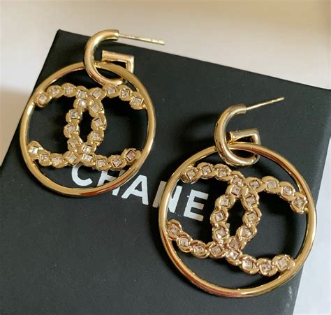 chanel cc earrings 2019|authentic chanel cc earrings.